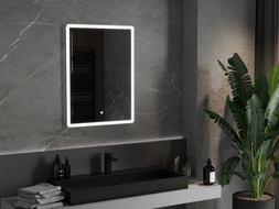Mexen Navia illuminated bathroom mirror 60 x 80 cm, LED 6000K, anti-fog - 9803-060-080-611-00