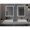Mexen Navia 60 x 80 cm Illuminated Bathroom Mirror, LED 6000K, Anti-fog - 9803-060-080-611-00