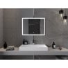 Mexen Navia illuminated bathroom mirror 80 x 60 cm, LED 6000K, anti-fog - 9803-080-060-611-00