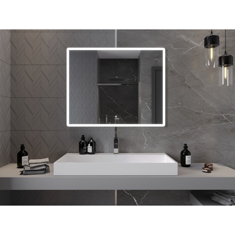 Mexen Navia bathroom mirror illuminated 100 x 80 cm, LED 6000K, anti-fog - 9803-100-080-611-00