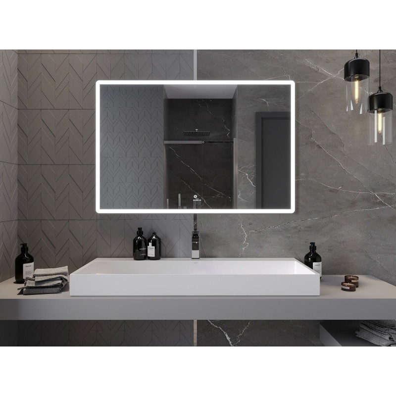 Mexen Navia LED Illuminated Bathroom Mirror 120 x 80 cm, LED 6000K, Anti-Fog - 9803-120-080-611-00