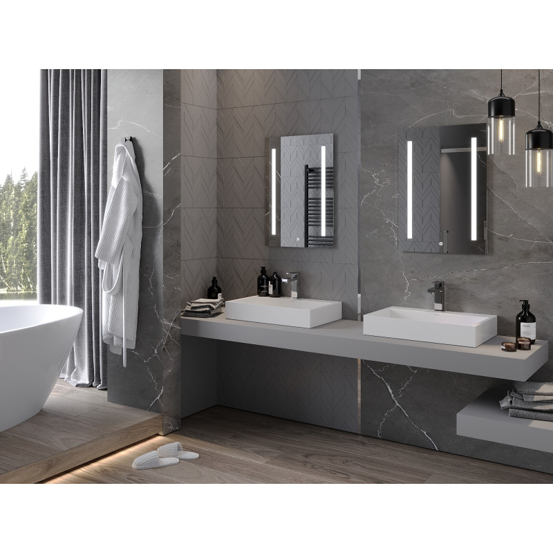 Mexen Remi LED Bathroom Mirror 50 x 70 cm, 6000K, Anti-fog - 9804-050-070-611-00