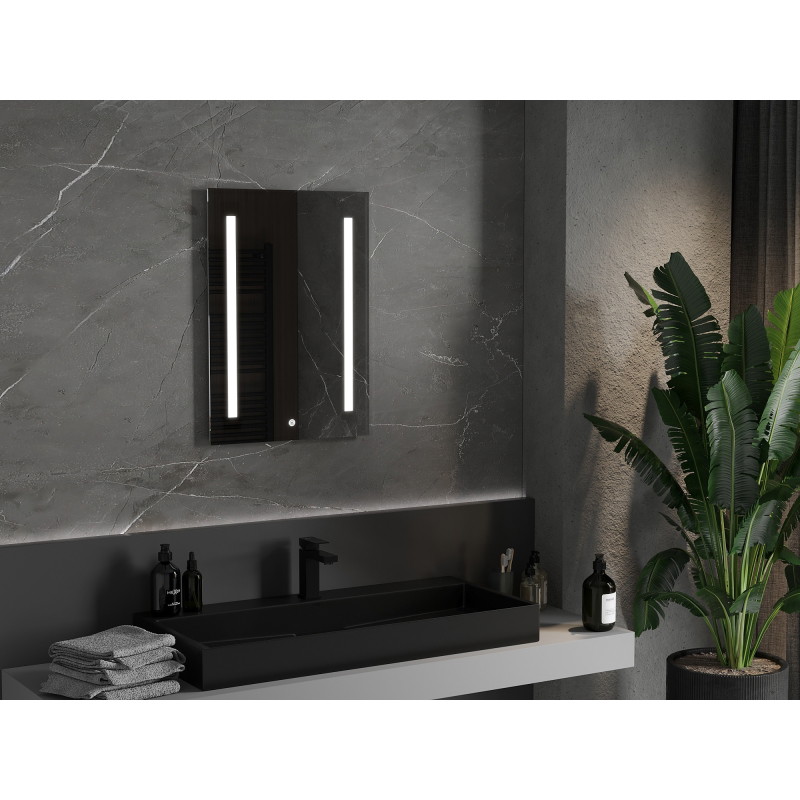 Mexen Remi illuminated bathroom mirror 50 x 70 cm, LED 6000K, anti-fog - 9804-050-070-611-00