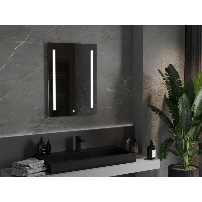 Mexen Remi illuminated bathroom mirror 60 x 80 cm, LED 6000K, anti-fog - 9804-060-080-611-00