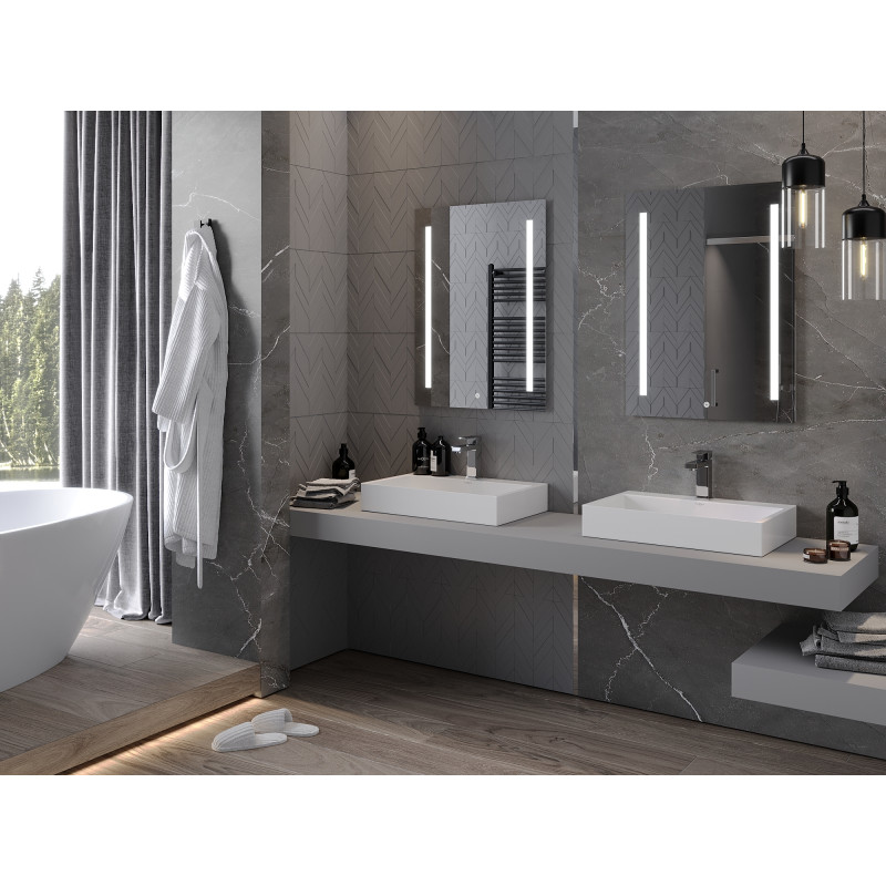 Mexen Remi illuminated bathroom mirror 60 x 80 cm, LED 6000K, anti-fog - 9804-060-080-611-00