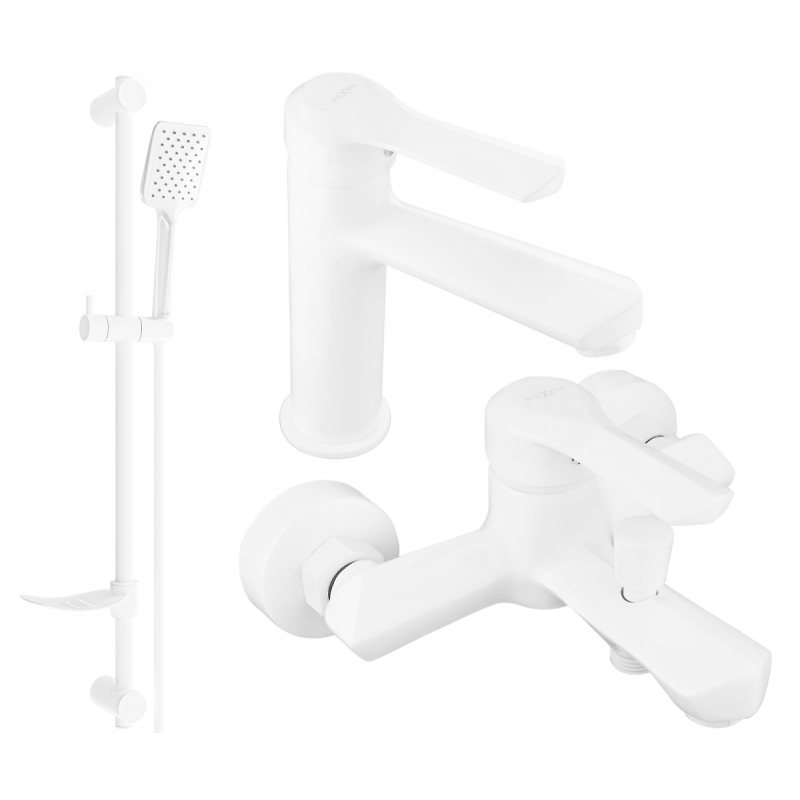 Mexen Sabre DF62 bathtub set, White - 72103DF62-20