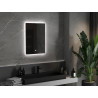 Mexen Sun 50 x 70 cm illuminated bathroom mirror, LED 6000K, anti-fog - 9807-050-070-611-00