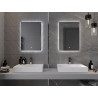 Mexen Sun 50 x 70 cm illuminated bathroom mirror, LED 6000K, anti-fog - 9807-050-070-611-00