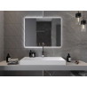 Mexen Sun illuminated bathroom mirror 100 x 80 cm, LED 6000K, anti-fog - 9807-100-080-611-00