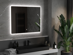 Mexen Sun Backlit Bathroom Mirror 100 x 80 cm, LED 6000K, Anti-steam - 9807-100-080-611-00