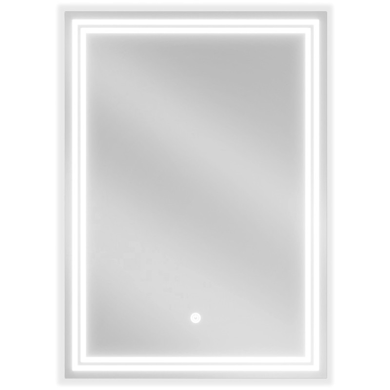 Mexen Taco bathroom mirror illuminated 50 x 70 cm, LED 6000K, anti-fog - 9805-050-070-611-00