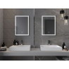 Mexen Taco bathroom mirror illuminated 50 x 70 cm, LED 6000K, anti-fog - 9805-050-070-611-00