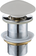 Mexen round click-clack plug, Ash ceramic matt - 79910-67