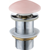 Mexen click-clack round plug, pink ceramic matte - 79910-44