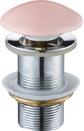 Mexen round click-clack plug, pink ceramic matt - 79910-44