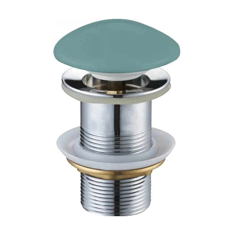 Mexen click-clack plug round, light green ceramic matte - 79910-48