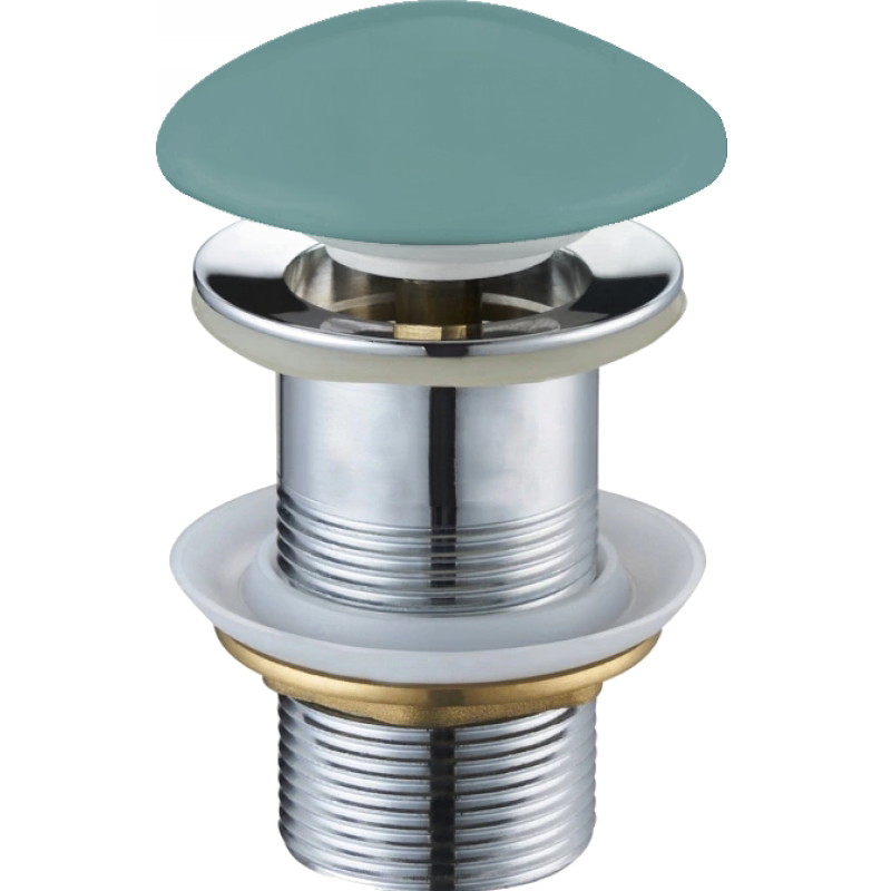 Mexen round click-clack plug, light green ceramic matte - 79910-48