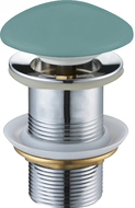 Mexen round click-clack plug, Bright green ceramic matt - 79910-48