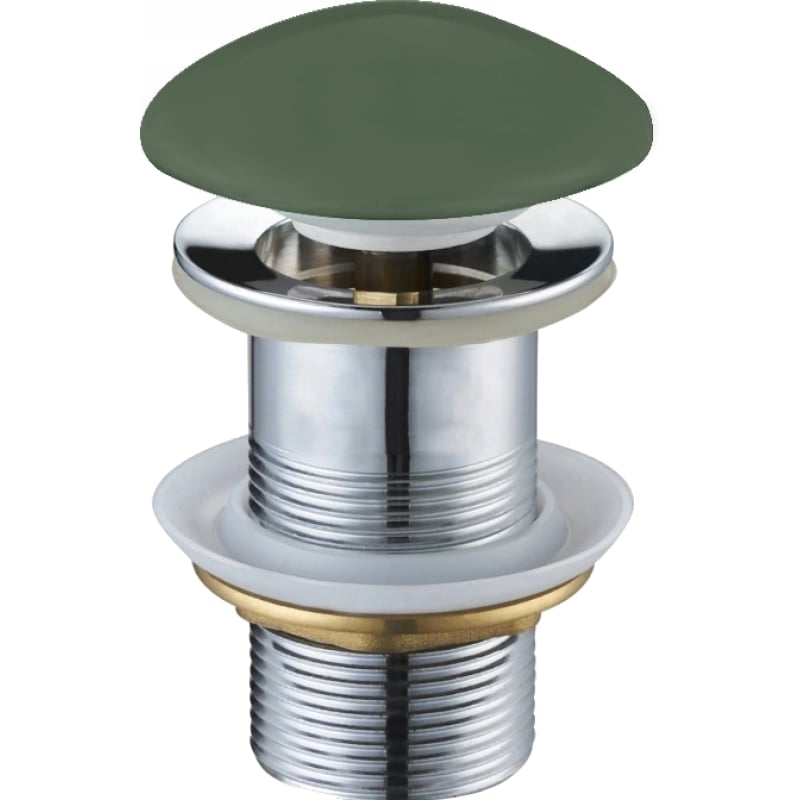Mexen click-clack round stopper, khaki ceramic matte - 79910-43