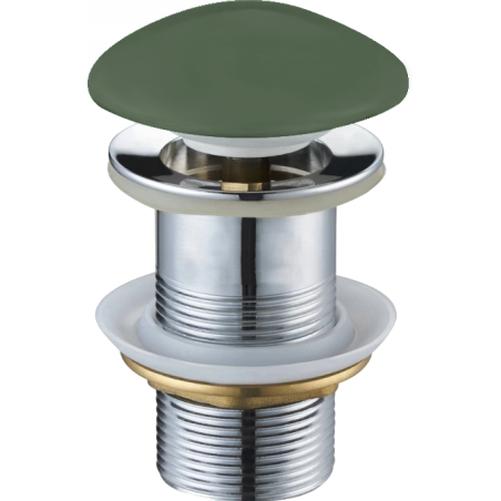 Mexen round click-clack plug, khaki ceramic matt - 79910-43