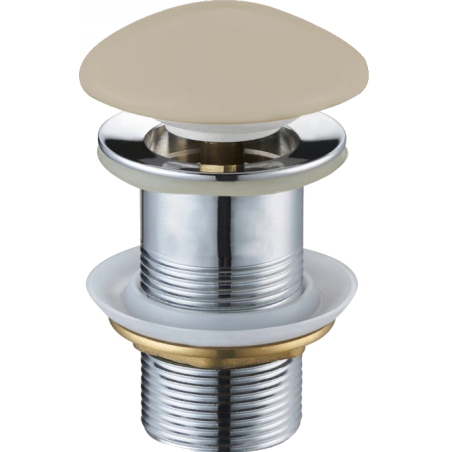 Mexen click-clack plug round, beige ceramic matte - 79910-62