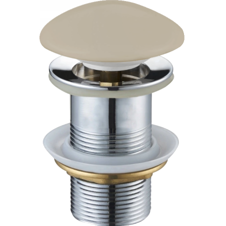 Mexen click-clack stopper round, beige ceramic matte - 79910-62