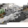 Mexen Carlos 1,5-compartment granite sink with a kitchen mixer tap Carla, Grey - 6518-71-670700-70