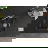 Mexen Carlos 1,5-compartment granite sink with a kitchen mixer tap Carla, Black/Gold metallic - 6518-75-670700-00