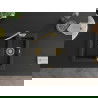 Mexen Carlos 1,5-compartment granite sink with a kitchen mixer tap Carla, Black/Gold metallic - 6518-75-670700-50