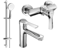 Mexen Sabre DB74 shower set, Chrome - 72104DB74-00