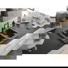 Mexen Carlos 1,5-compartment granite sink with a kitchen mixer tap Carla, spotted black - 6518-76-670700-70
