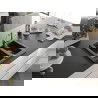 Mexen Carlos 1,5-compartment granite sink with a kitchen mixer tap Carla, Black - 6518-77-670700-00