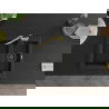 Mexen Carlos 1,5-compartment granite sink with a kitchen mixer tap Carla, Black - 6518-77-670700-50-B