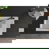 Mexen Enzo 1-compartment granite sink with a drip tray and kitchen mixer tap Carla, White - 6506-20-670700-70