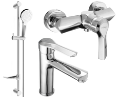 Mexen Sabre DF05 shower set, Chrome - 72104DF05-00