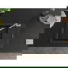 Mexen Enzo 1-compartment granite sink with a drip tray and kitchen mixer tap Carla, Black/Gold metallic - 6506-75-670700-00