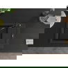 Mexen Enzo 1-compartment granite sink with a drip tray and kitchen mixer tap Carla, Black/Gold metallic - 6506-75-670700-70-B