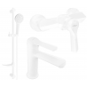 Mexen Sabre DF05 shower set, White - 72104DF05-20