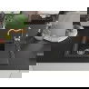 Mexen Enzo 1-compartment granite sink with a drip tray and kitchen mixer tap Carla, spotted black - 6506-76-670700-00