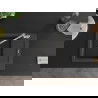 Mexen Enzo 1-compartment granite sink with a drip tray and kitchen mixer tap Carla, spotted black - 6506-76-670700-00