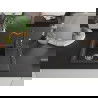 Mexen Enzo 1-compartment granite sink with a drip tray and kitchen mixer tap Carla, spotted black - 6506-76-670700-76