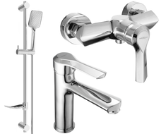 Mexen Sabre DF62 shower set, Chrome - 72104DF62-00