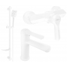 Mexen Sabre DF62 shower set, White - 72104DF62-20