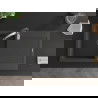 Mexen Leo 1-compartment granite sink with a drip tray and kitchen mixer tap Aster, spotted black - 6501-76-73450-07-B