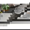 Mexen Matias 1.5-compartment granite sink with a drip tray and kitchen mixer tap Aster, White - 6502-20-73450-02