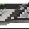 Mexen Matias 1.5-compartment granite sink with a drip tray and kitchen mixer tap Aster, White - 6502-20-73450-07-B
