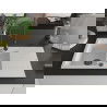Mexen Matias 1.5-compartment granite sink with a drip tray and kitchen mixer tap Aster, White - 6502-20-73450-70-B