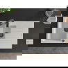 Mexen Matias 1.5-compartment granite sink with a drip tray and kitchen mixer tap Aster, White - 6502-20-73450-70-B