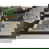 Mexen Matias 1.5-compartment granite sink with a drip tray and kitchen mixer tap Aster, Beige - 6502-69-73450-07