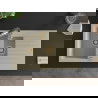 Mexen Matias 1.5-compartment granite sink with a drip tray and kitchen mixer tap Aster, Beige - 6502-69-73450-57-G